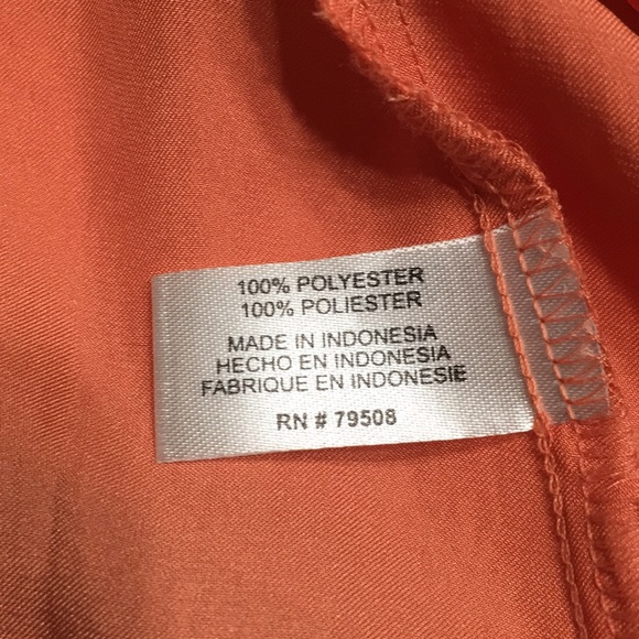 Violet & Claire blouses (2) dark blue and orange - Picture 6 of 6